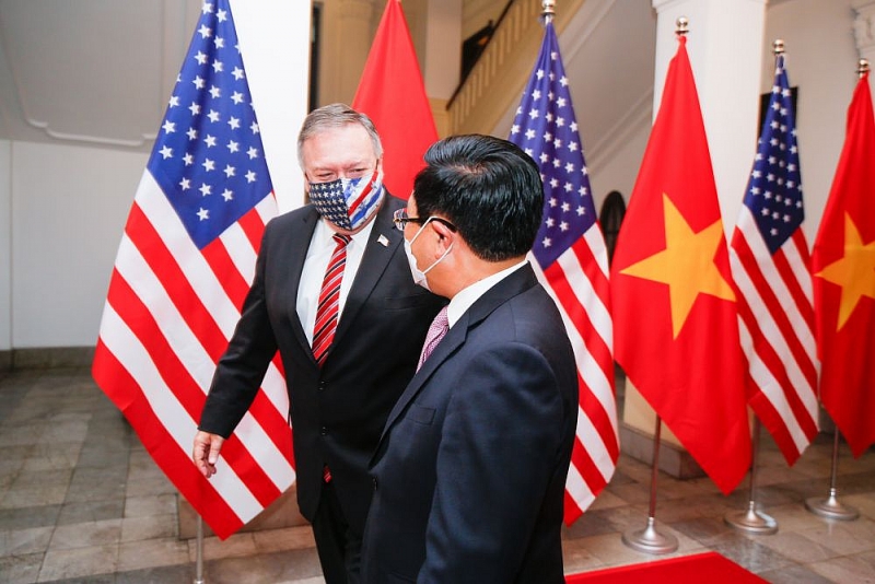 Phó Thủ tướng Phạm Bình Minh đón, hội đàm với Ngoại trưởng Mỹ