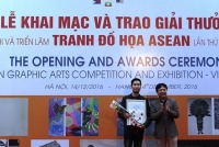 Phát động Cuộc thi và triển lãm tranh đồ họa các nước ASEAN lần thứ ba tại Hà Nội
