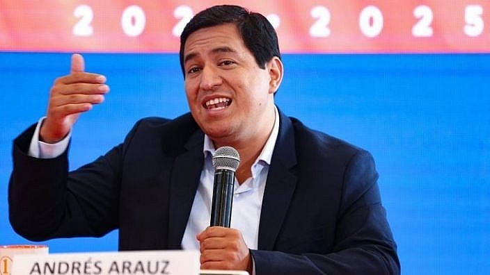 Bầu cử Tổng thống Ecuado: Nhà kinh tế Andres Arauz sẽ đối mặt với ông Guillermo Lasso