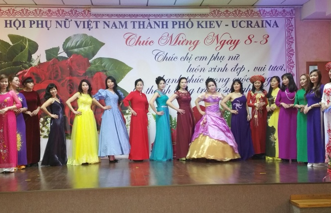 Ngày hội của phụ nữ Việt tại Kiev