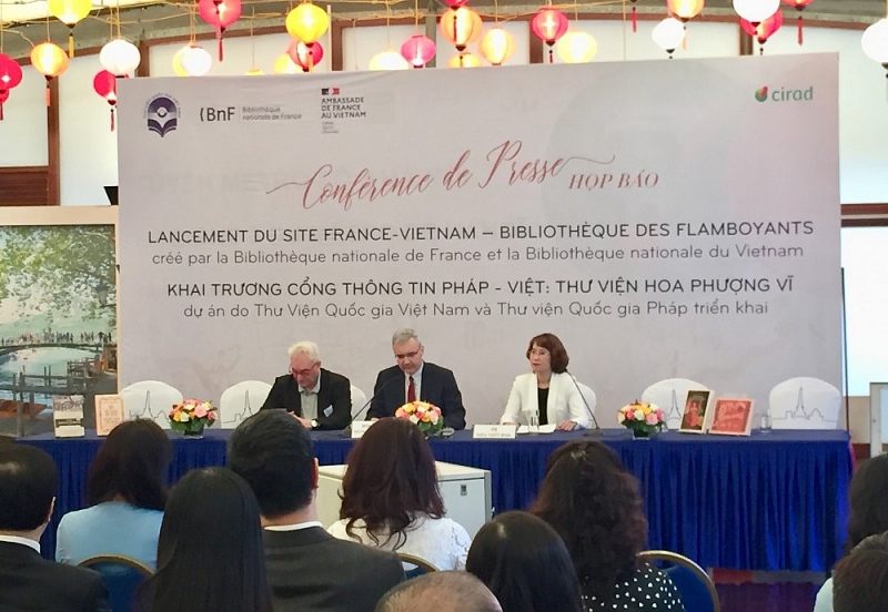 Khai trương thư viện số chia sẻ di sản dữ liệu chung giữa Pháp và Việt Nam