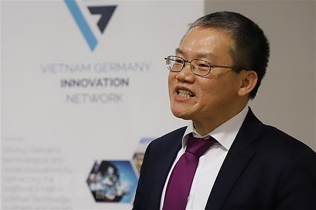 Giáo sư - Tiến sỹ khoa học Nguyễn Xuân Thính, Chủ tịch Mạng lưới Đổi mới sáng tạo Việt-Đức. (Nguồn: TTXVN)