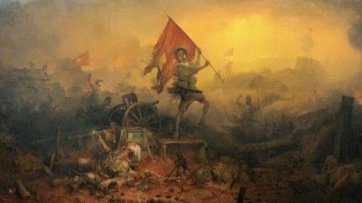 Chiến thắng Điện Biên Phủ qua nét cọ của họa sĩ Mai Duy Minh