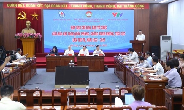 Công bố dự thảo thể lệ Giải báo chí toàn quốc phòng, chống tham nhũng, tiêu cực năm 2022-2023