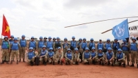 Lính công binh Việt Nam tới Phái bộ Abyei sau cuộc hành quân kỷ lục qua 6 quốc gia và vùng lãnh thổ