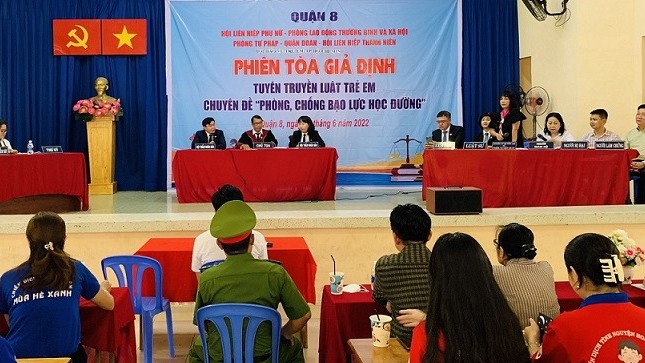 Phiên tòa giả định - Hình thức giáo dục mới, hiệu quả cho học sinh về bạo lực học đường