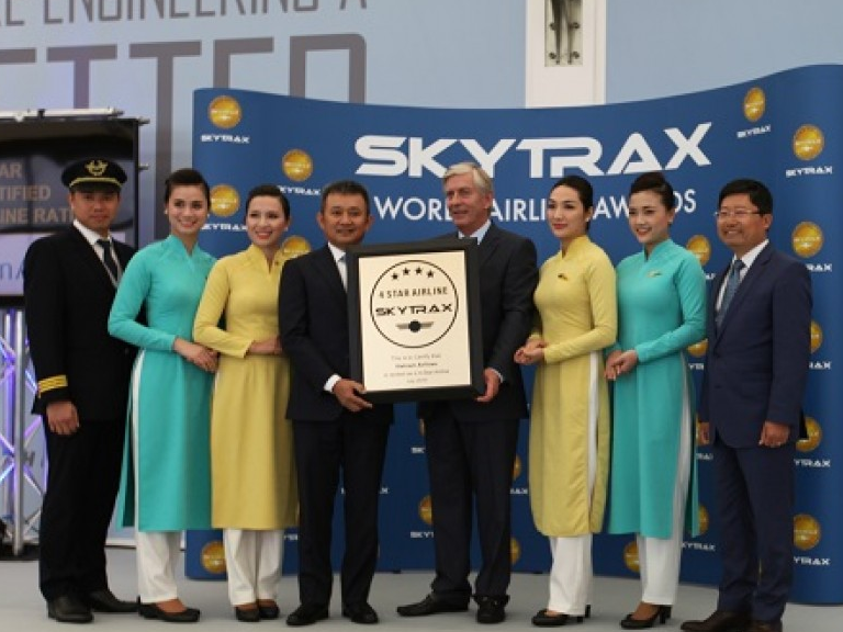 Vietnam Airlines trở thành Hãng hàng không quốc tế 4 sao