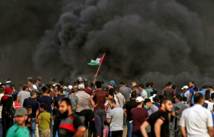 Israel không kích Dải Gaza sau cuộc biểu tình ở biên giới