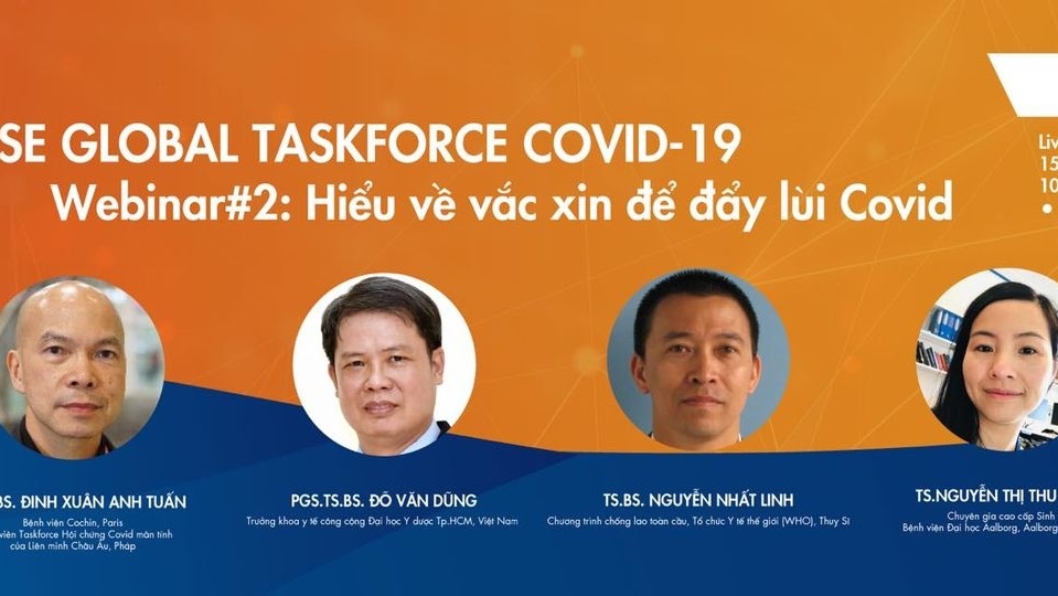 Chuyên gia Việt Nam toàn cầu chia sẻ kiến thức về vaccine để đẩy lùi Covid-19