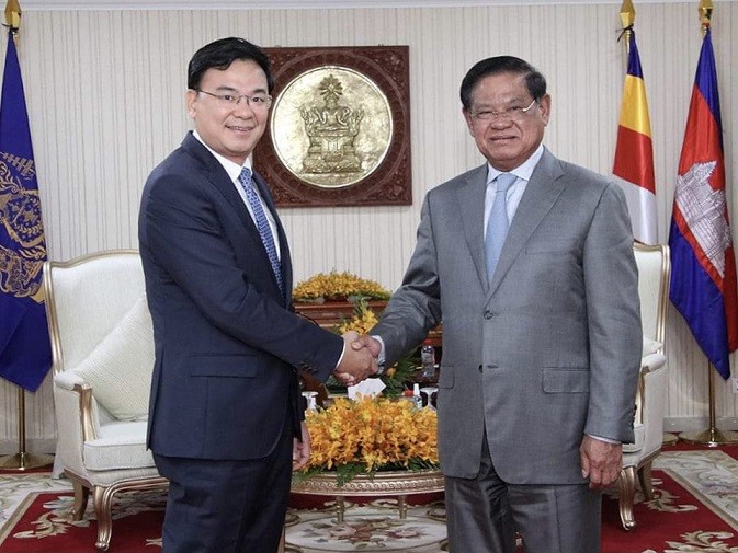 Thứ trưởng Phạm Quang Hiệu làm việc tại Campuchia