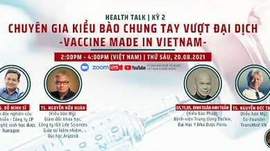 Tổ chức tọa đàm trực tuyến 'Chuyên gia kiều bào chung tay vượt đại dịch – Vaccine made in Việt Nam'