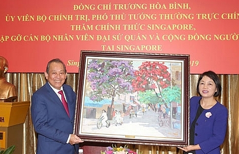 Phó Thủ tướng Trương Hòa Bình đánh giá cao cộng đồng người Việt tại Singapore