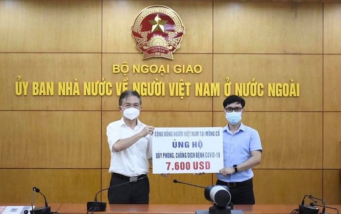 Ủy ban Nhà nước về người Việt Nam ở nước ngoài tiếp tục tiếp nhận ủng hộ công tác phòng chống dịch Covid-19