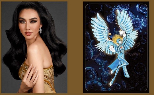 Miss Grand International 2021: Đại diện Việt Nam chọn quốc phục mang tên ‘Thiên thần'