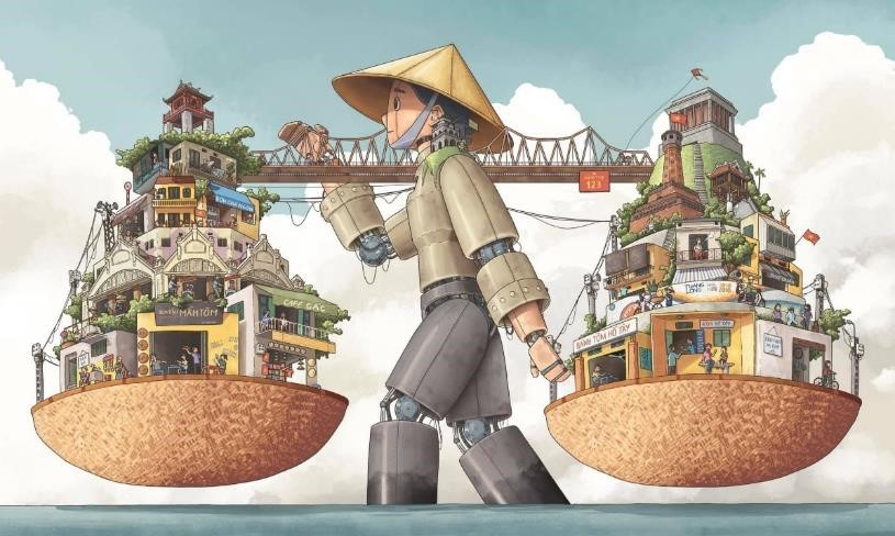 Cuộc thi vẽ minh họa 'Hà Nội là...': Những cảm nhận đa sắc về Thành phố Sáng tạo