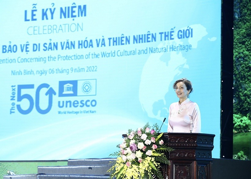 Lễ kỷ niệm 50 năm Công ước UNESCO 1972 tại Ninh Bình: Di sản thế giới vì tự cường và phát triển bền vững