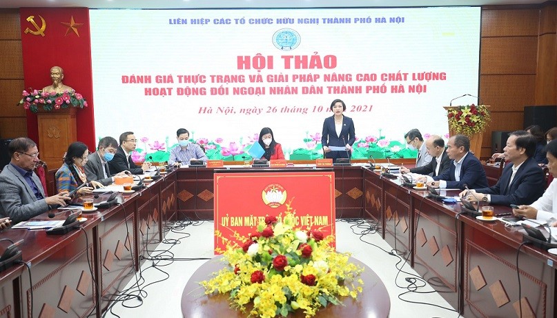 Nâng cao chất lượng hoạt động đối ngoại nhân dân của thành phố Hà Nội