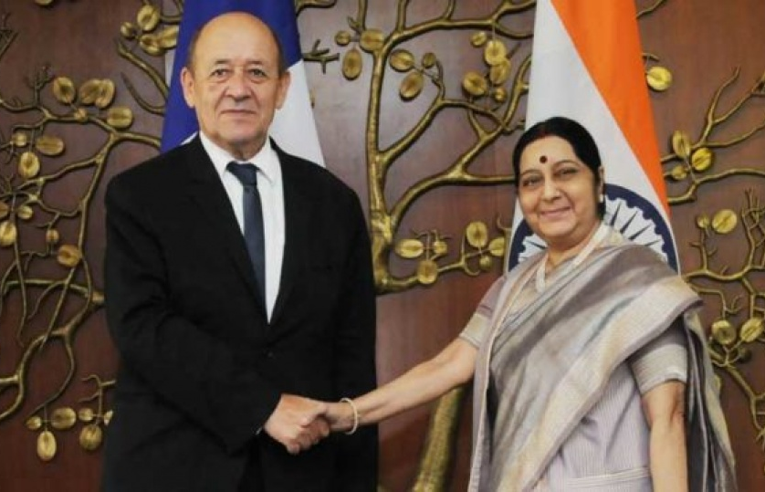 Ấn Độ, Pháp tăng cường hợp tác tại khu vực Ấn Độ Dương
