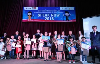 Chung kết Cuộc thi thuyết trình tiếng Anh Speak Now 2018