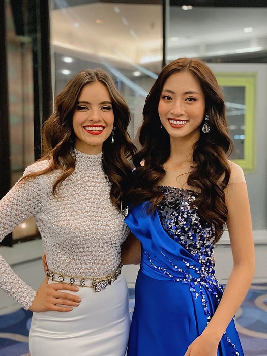 hoa hau luong thuy linh tu tin chinh chien miss world 2019