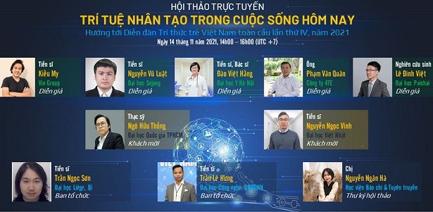 Trí thức trẻ Việt Nam toàn cầu cùng luận bàn về trí tuệ nhân tạo