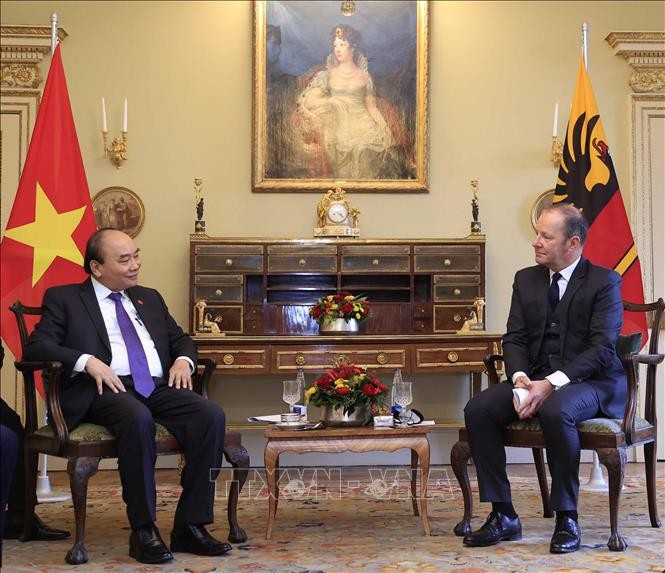 Chủ tịch nước Nguyễn Xuân Phúc đề nghị hợp tác nhiều lĩnh vực với bang Geneva