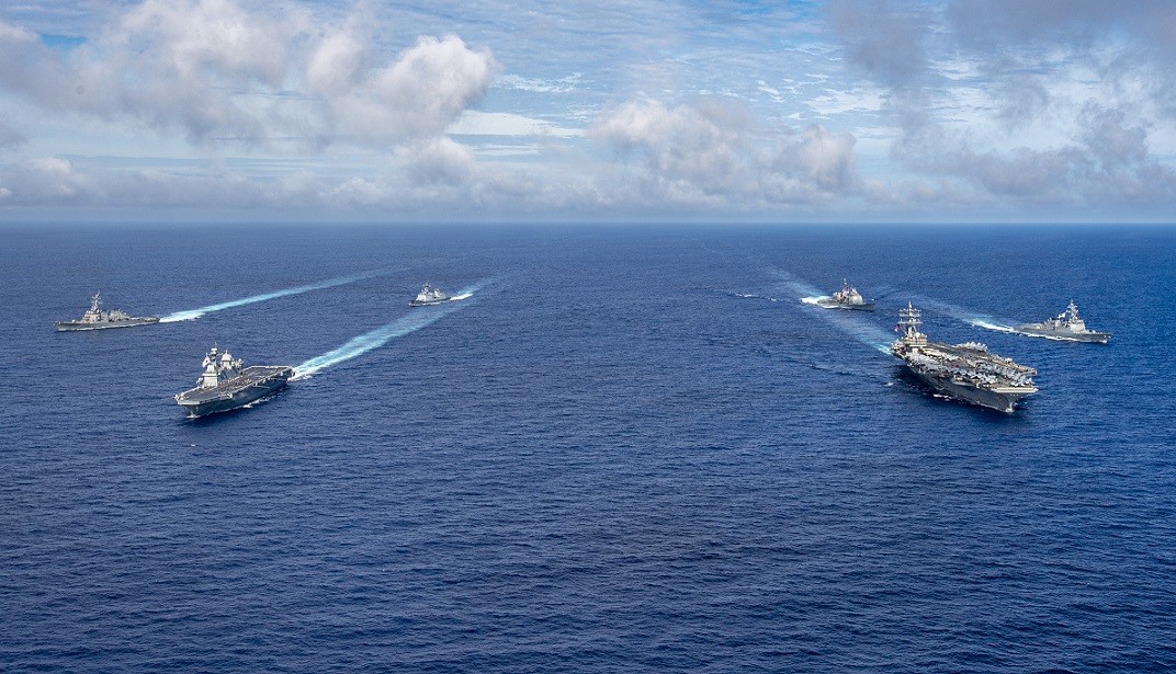 Mỹ-Hàn tập trận hải quân sau 'khiêu khích' từ Triều Tiên