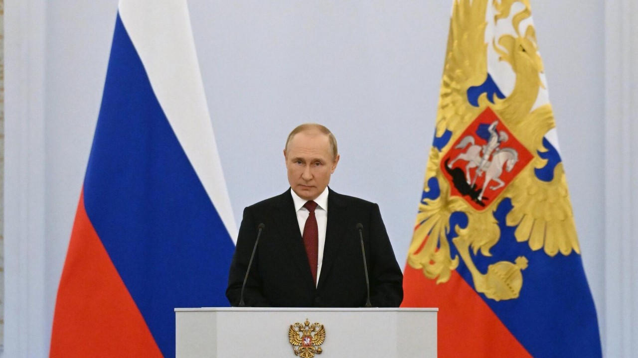 Tổng thống Nga ban hành luật sáp nhập 4 tỉnh Ukraine