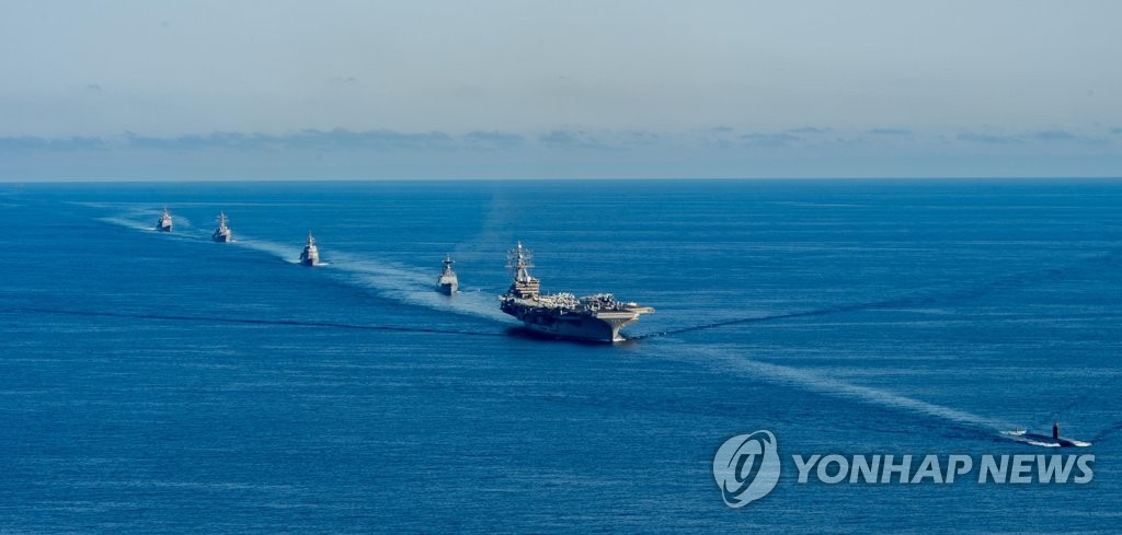 Hàn-Mỹ-Nhật tập trận chung ở vùng biển phía Đông Triều Tiên