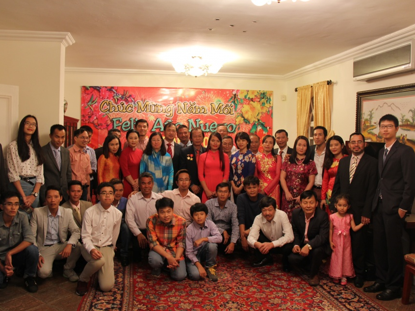 Đại sứ quán Việt Nam tại Venezuela tổ chức Tết cổ truyền