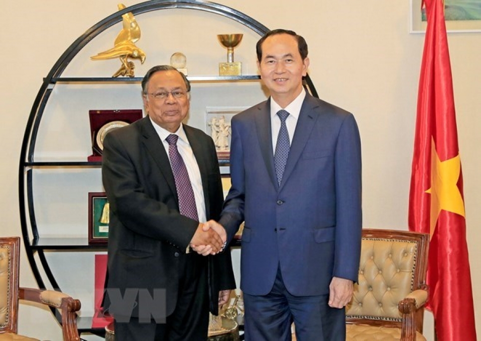 president tran dai quangs activities in bangladesh
