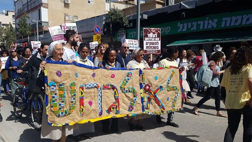 hang tram nguoi tuan hanh ung ho nguoi nhap cu o tel aviv