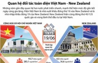 [Infographics] Quan hệ đối tác toàn diện Việt Nam-New Zealand