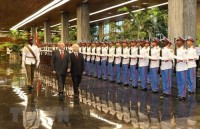 party official party chiefs visits bolster ties with france cuba