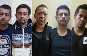 Five Colombian men imprisoned for property theft