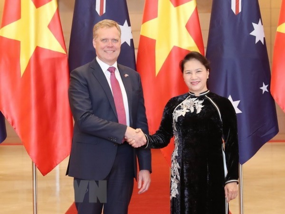 top legislator holds talks with australian house of representatives speaker
