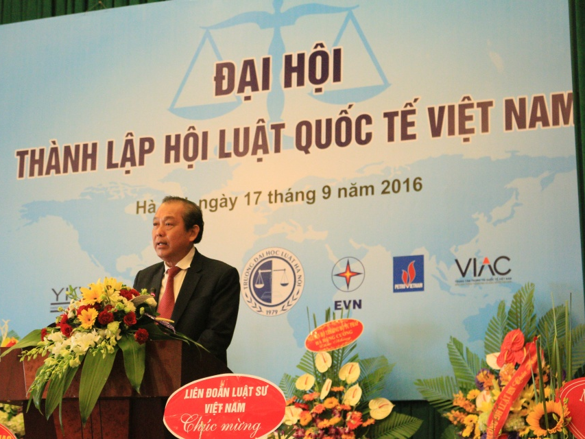 Chính thức thành lập Hội Luật quốc tế Việt Nam