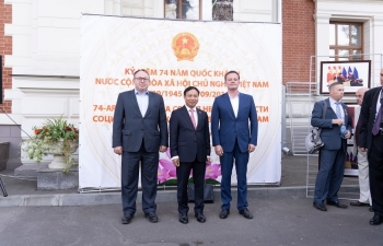 Đại sứ quán Việt Nam tại Nga tổ chức Lễ kỷ niệm 74 năm Quốc khánh