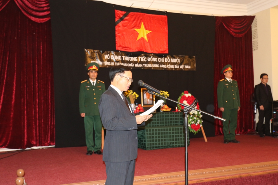 dai su quan viet nam tai nga to chuc le vieng nguyen tong bi thu do muoi