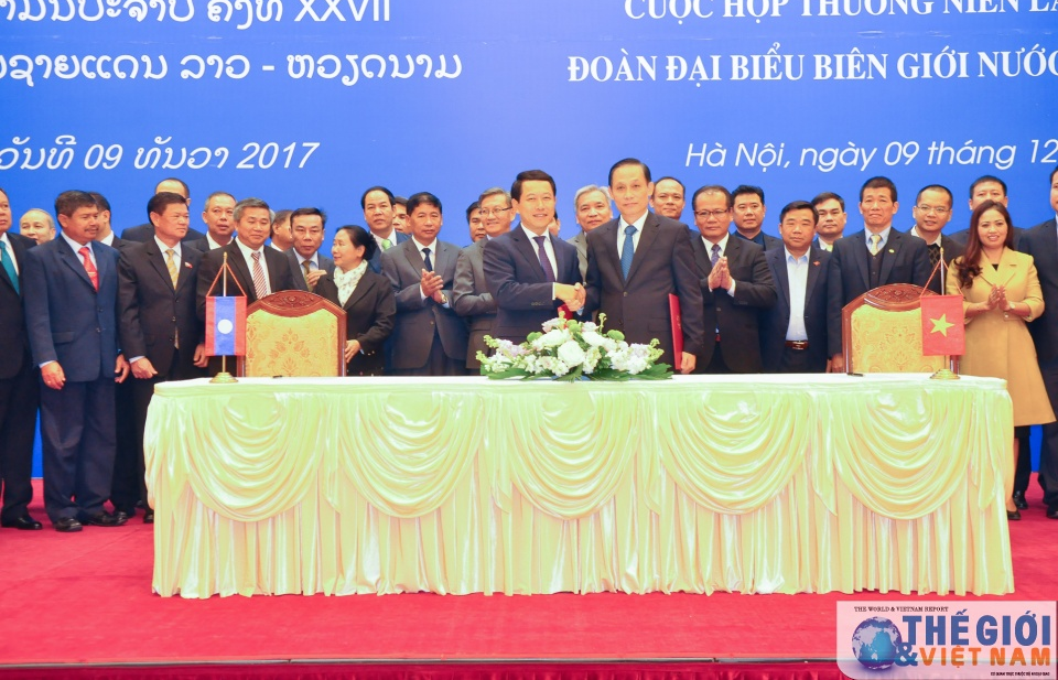 Cuộc họp thường niên lần thứ XXVII giữa hai Đoàn đại biểu biên giới Việt Nam - Lào