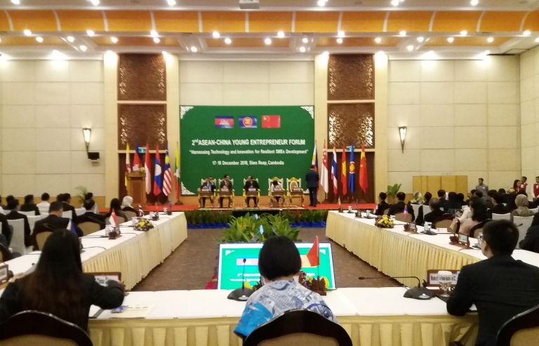 Campuchia: Khai mạc Diễn đàn Doanh nhân trẻ ASEAN - Trung Quốc lần thứ 2