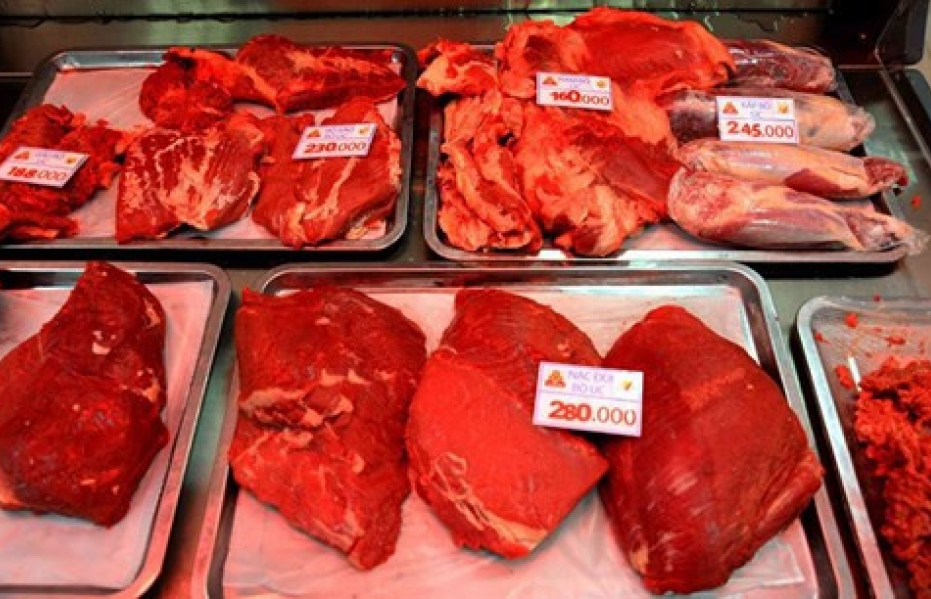 Nearly 500 million USD spent on importing meat