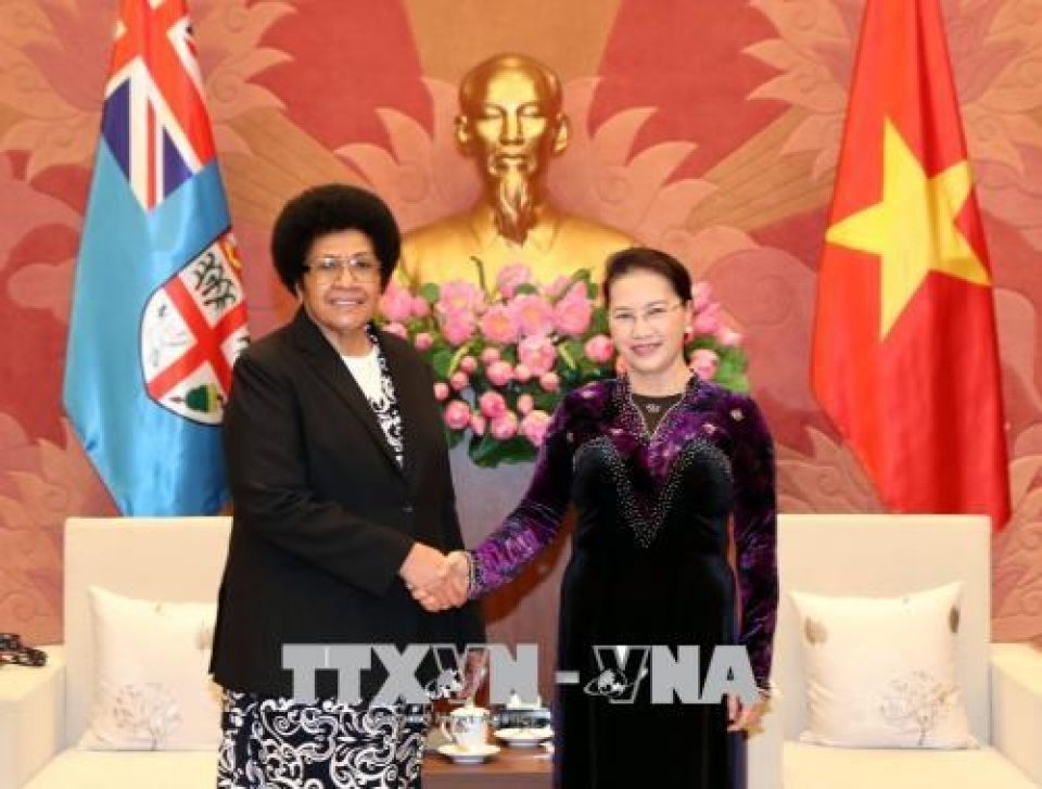 na chairwoman welcomes fijian counterpart