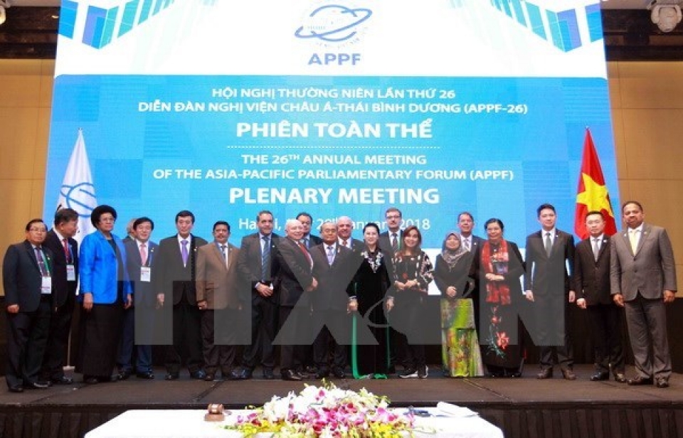 appf 26 ha noi declaration sets new vision for parliamentary ties