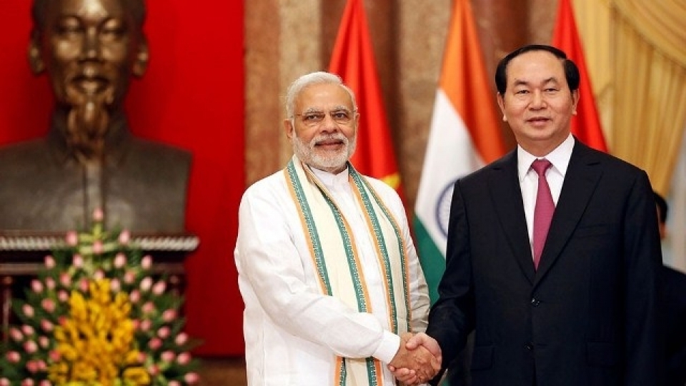 vietnam india share trust and common interests president quang