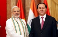 president tran dai quang arrives in new delhi for state visit to india