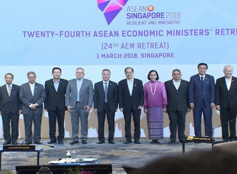 asean economic ministers meet in singapore