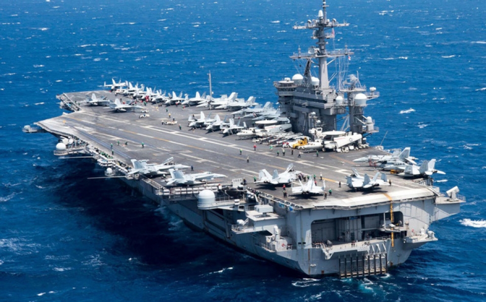 uss aircraft carrier uss carl vinson to visit da nang spokesperson