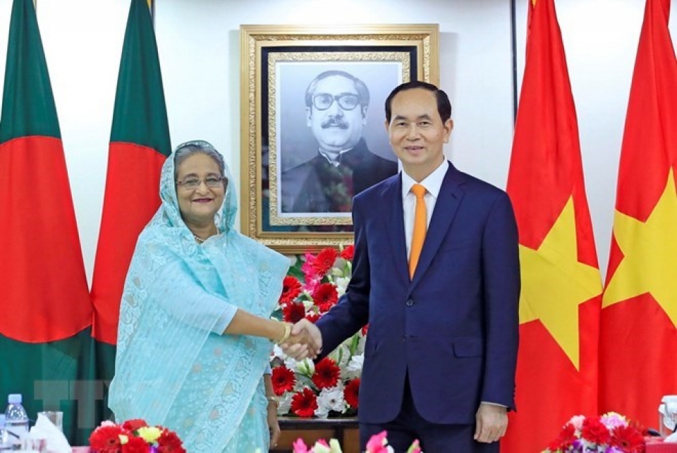 vietnamese bangladeshi leaders hold talks