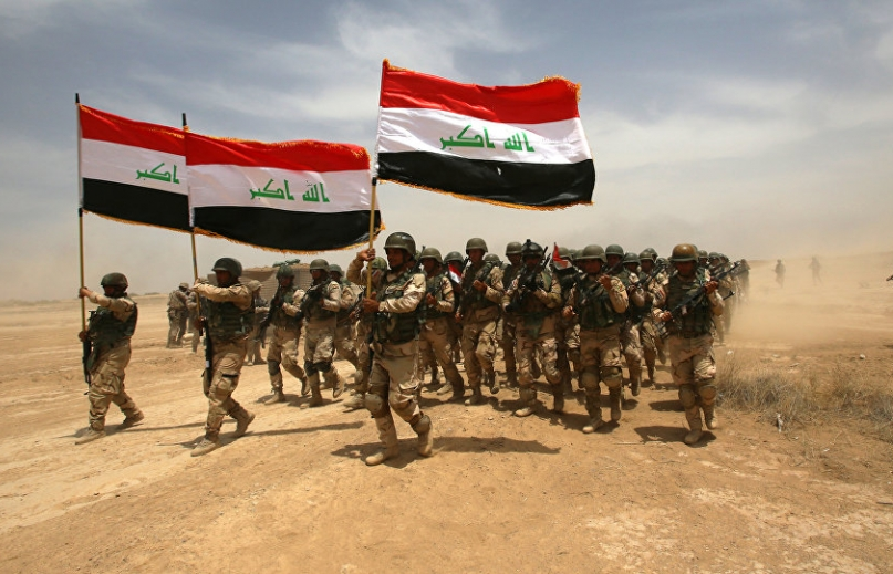 Quân đội Iraq bắn phá các vị trí của IS bên trong lãnh thổ Syria